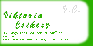 viktoria csikesz business card